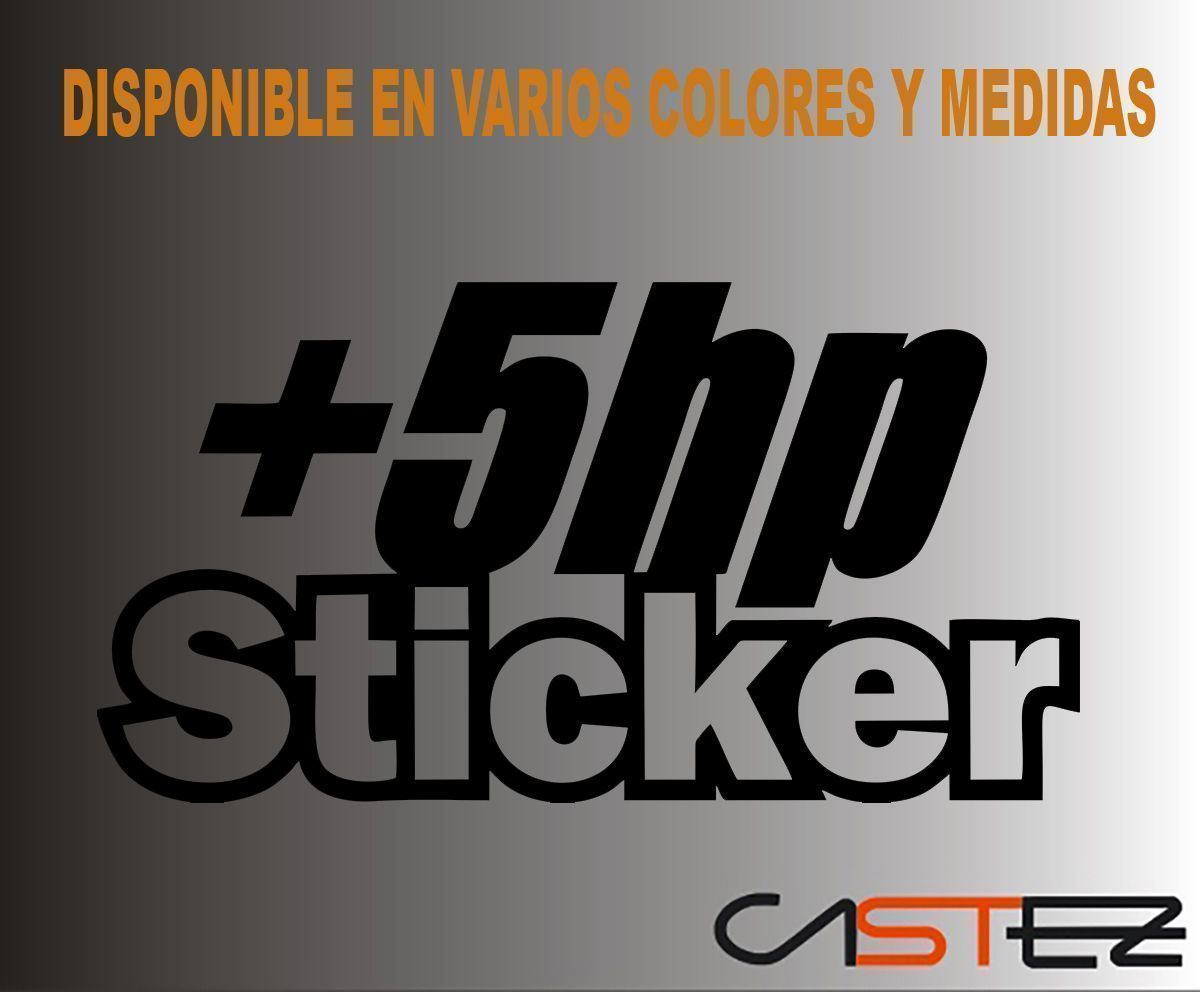 Sticker Add 5 Hp Adhesivo vinilo decorativo sticker pegatina
